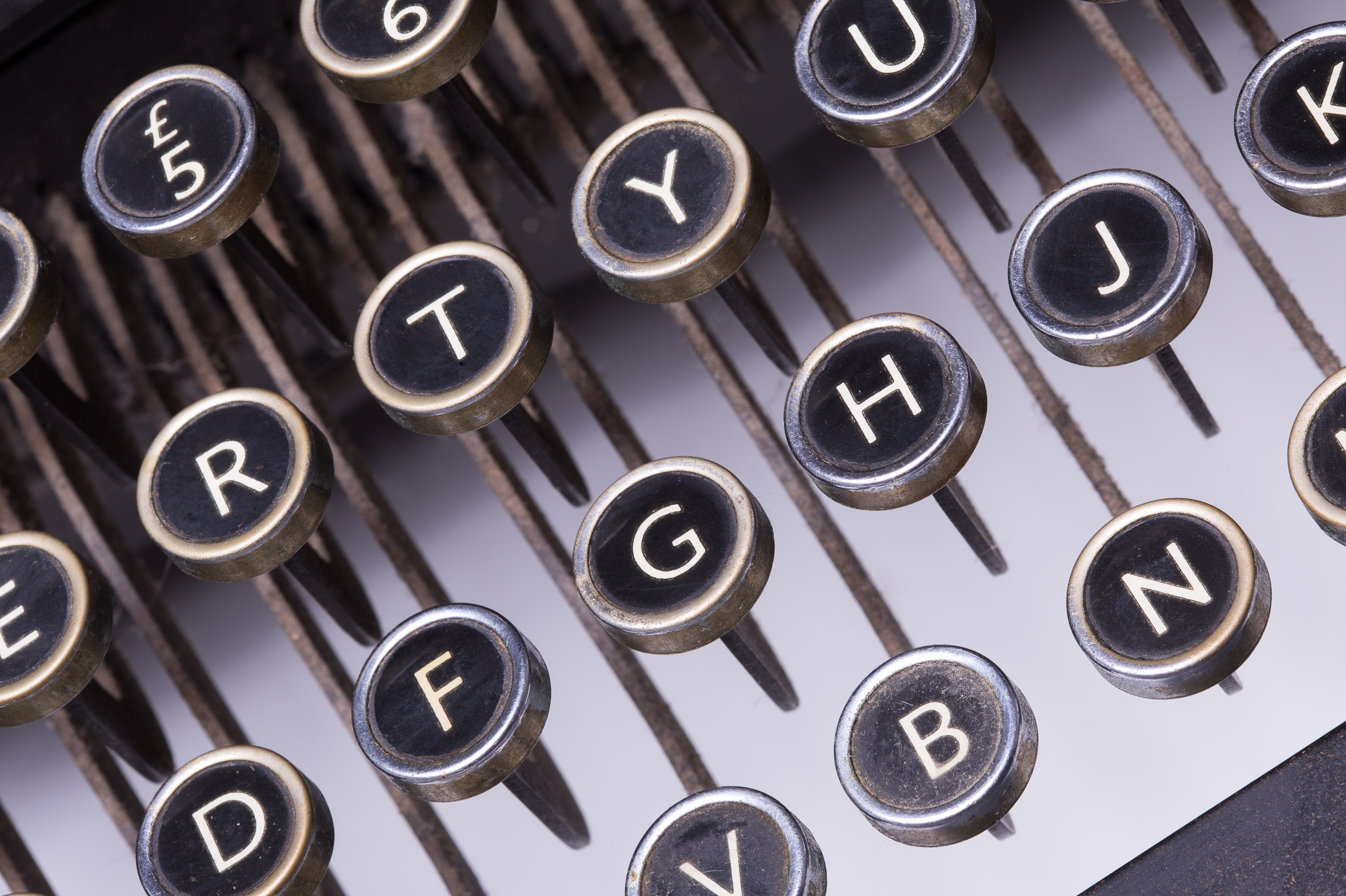 typewriter keys